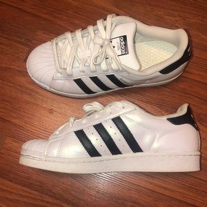 Super Rare Iridescent Adidas Superstars